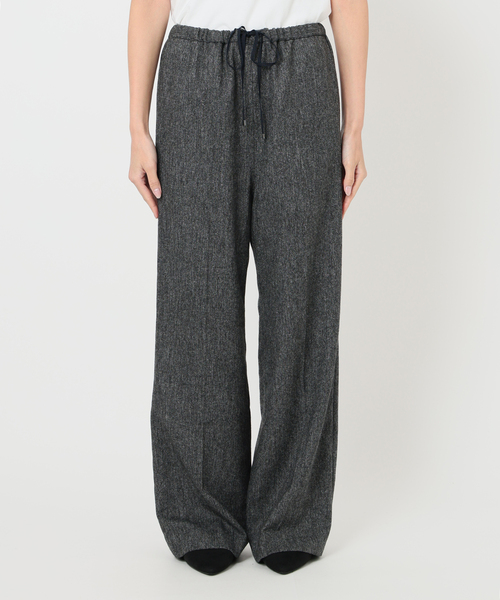ウォッシャブル ツイードイージースラックス（その他パンツ）｜IENA