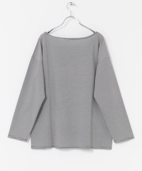 ITEMS URBANRESEARCH（アイテムズ アーバンリサーチ）の「シルケットロングスリーブTシャツ（Tシャツ/カットソー・レディース・ブラック/ホワイト系その他/ホワイト・FREE）」の21枚目の写真