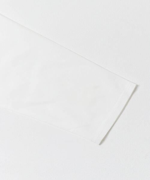 ITEMS URBANRESEARCH（アイテムズ アーバンリサーチ）の「シルケットロングスリーブTシャツ（Tシャツ/カットソー・レディース・ブラック/ホワイト系その他/ホワイト・FREE）」の11枚目の写真