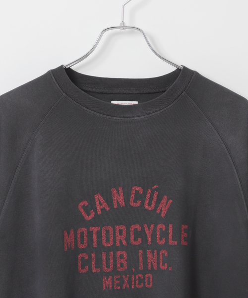 B.C STOCK（ベーセーストック）の「【GOOD OLD SHOP】ヴィンテージ加工 ラグランTシャツ 7分袖（Tシャツ/カットソー・メンズ・アイボリー/チャコールグレー/ブラック/ピンク/ネイビー・FREE）」の21枚目の写真