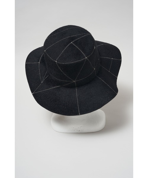 SHINYAKOZUKA（シンヤコヅカ）の「LONG PORKY PIE WITH KIJIMA TAKAYUKI（ハット・メンズ・ブラック・01）」の3枚目の写真