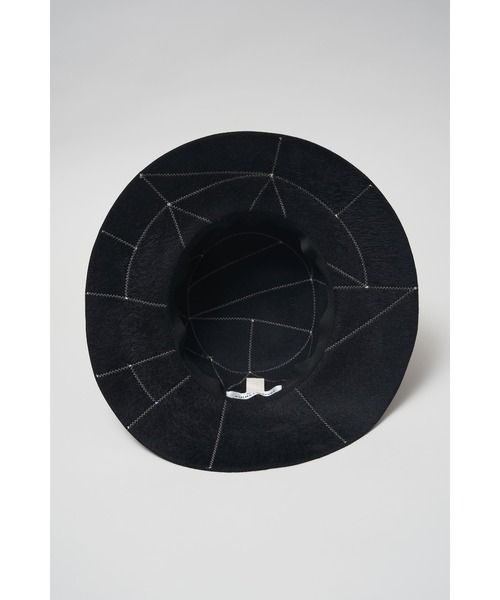 SHINYAKOZUKA（シンヤコヅカ）の「LONG PORKY PIE WITH KIJIMA TAKAYUKI（ハット・メンズ・ブラック・01）」の5枚目の写真