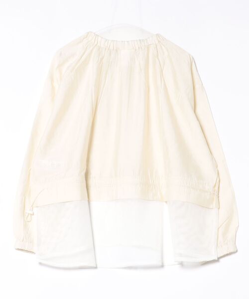 ScoLar（スカラー）の「ScoLar(スカラー) スカラーちゃんロゴ メッシュ切替ブルゾン（ブルゾン・レディース・アイボリー・MEDIUM）」の12枚目の写真