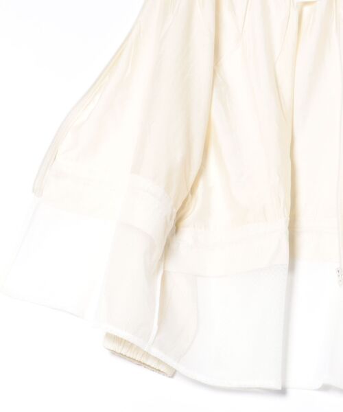 ScoLar（スカラー）の「ScoLar(スカラー) スカラーちゃんロゴ メッシュ切替ブルゾン（ブルゾン・レディース・アイボリー・MEDIUM）」の11枚目の写真