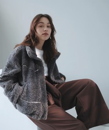 VIS | ジャガードボアブルゾン(ブルゾン)