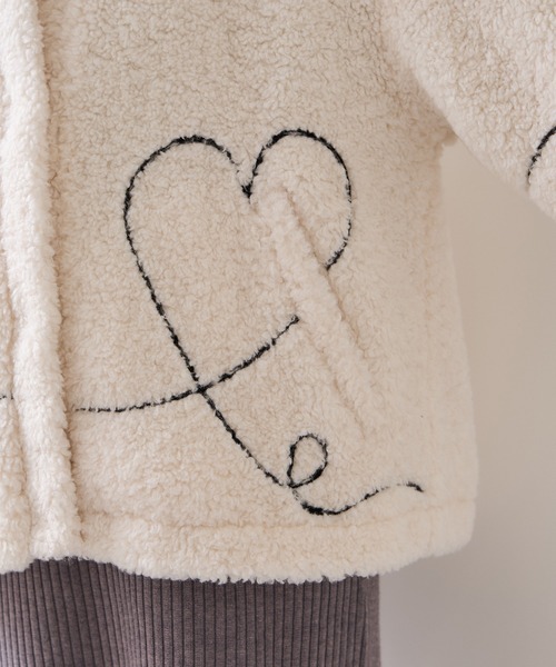 VIS（ビス）の「ジャガードボアブルゾン（ブルゾン・レディース・グレー/オフホワイト・FREE）」の21枚目の写真