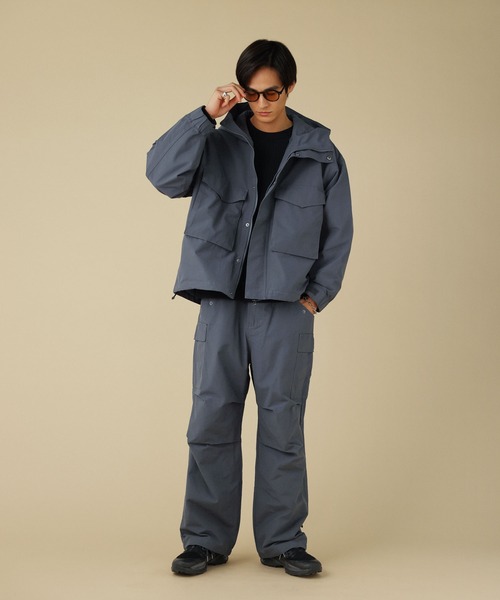 VERON(ヴァロン)の「【セットアップ対応】60/40クロスG8フライトWEPパーカー(ミリタリージャケット・メンズ・グレー/ブラック/キャメル・M/L)」の21枚目の写真
