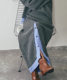 ANOTHER S | セットアップ可異素材ドッキングニットスカート(スカート)