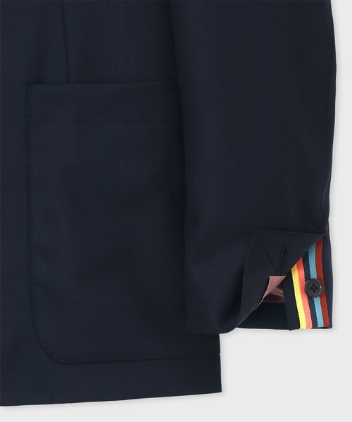 ソリッド ウールストレッチ ジャケット 'A Suit To Travel In