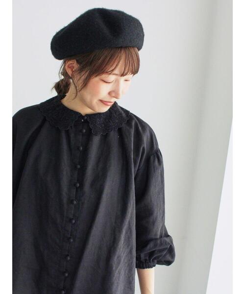編み立て襟レースブラウス（シャツ/ブラウス）｜TSUHARU by Samansa