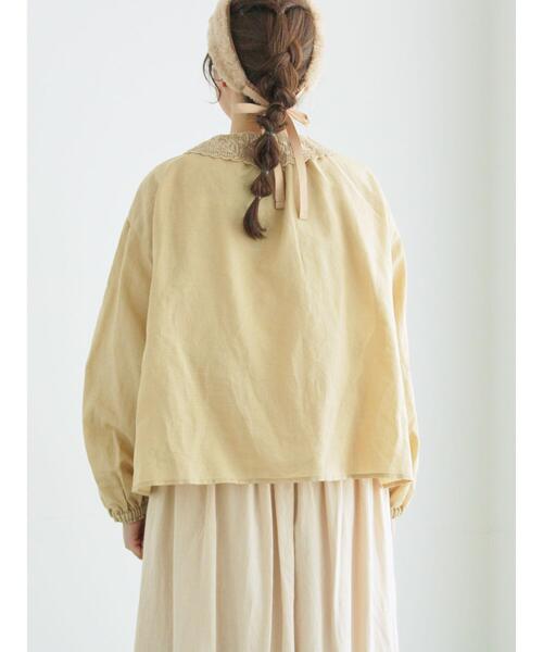 編み立て襟レースブラウス（シャツ/ブラウス）｜TSUHARU by Samansa