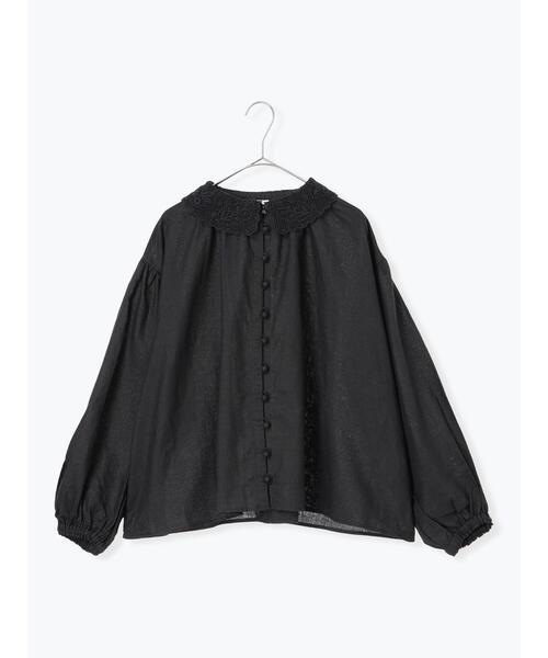 編み立て襟レースブラウス（シャツ/ブラウス）｜TSUHARU by Samansa