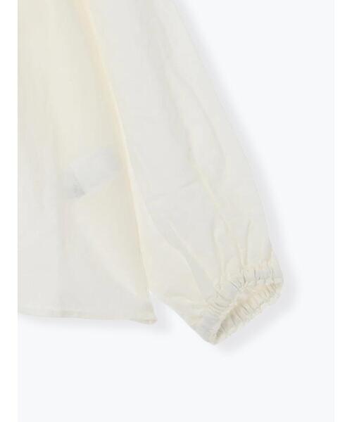 TSUHARU by Samansa Mos2（ツハルバイサマンサモスモス）の「編み立て襟レースブラウス（シャツ/ブラウス・レディース・オフホワイト/ベージュ/ブラック・F）」の22枚目の写真