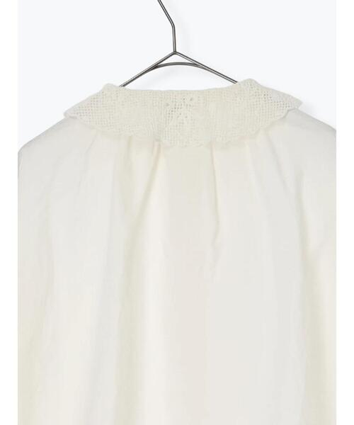 編み立て襟レースブラウス（シャツ/ブラウス）｜TSUHARU by Samansa