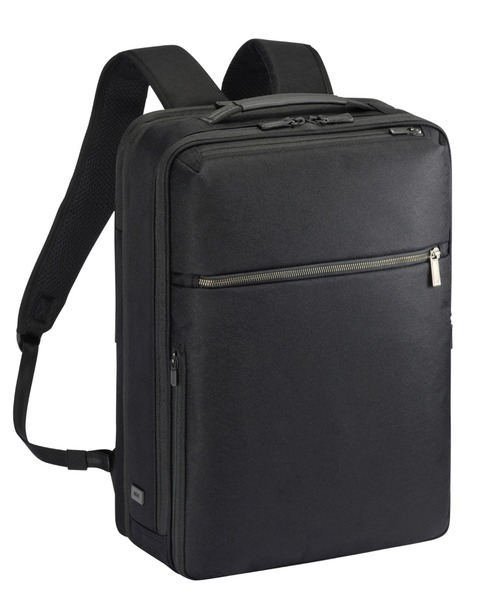 ace.(エース)の「エースジーン ビジネスリュック ガジェタブルSF B4サイズ収納可能 15.6inchPC収納 19L エキスパンド(容量拡張) 2気室 68785(ビジネスバッグ・メンズ・ブラック/ネイビー・FREE)」の2枚目の写真