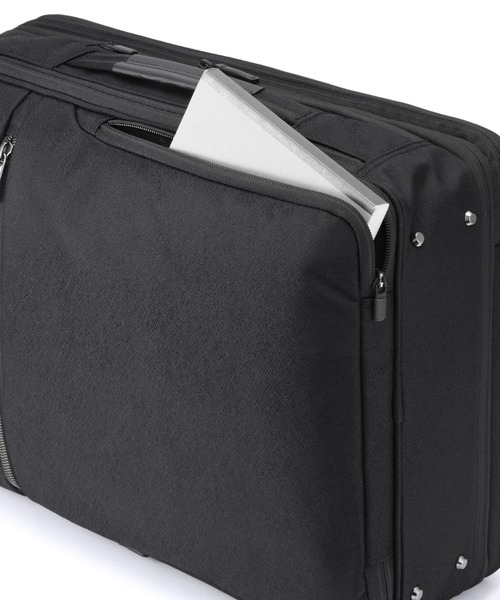 ace.(エース)の「エースジーン ビジネスリュック ガジェタブルSF B4サイズ収納可能 15.6inchPC収納 19L エキスパンド(容量拡張) 2気室 68785(ビジネスバッグ・メンズ・ブラック/ネイビー・FREE)」の11枚目の写真