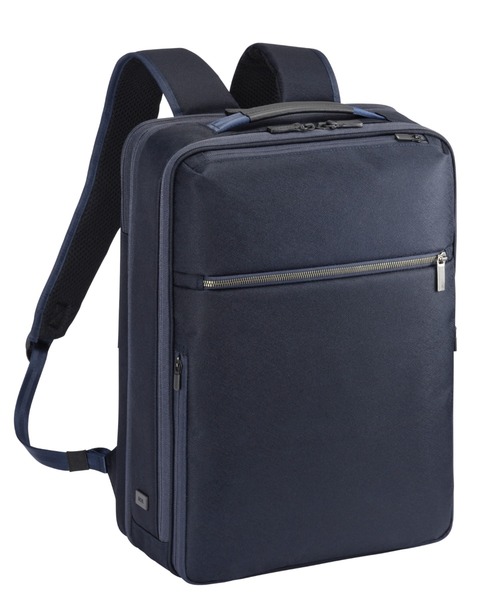 ace.(エース)の「エースジーン ビジネスリュック ガジェタブルSF B4サイズ収納可能 15.6inchPC収納 19L エキスパンド(容量拡張) 2気室 68785(ビジネスバッグ・メンズ・ブラック/ネイビー・FREE)」の16枚目の写真