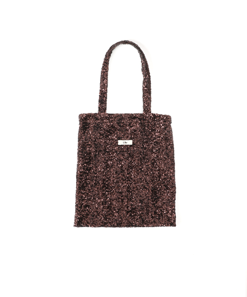 Spick & Span（スピックアンドスパン）の「《追加》Uhr/ウーア 別注Spangle Tote Bag*（トートバッグ・レディース・ブラウン/シルバー/ネイビー・FREE）」の21枚目の写真