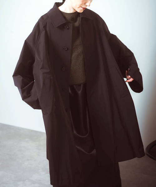 CITYSHOP（シティーショップ）の「“O” TENT LINE コート（その他アウター・レディース・ブラック/ライトグレー/ベージュ・36/38）」の2枚目の写真