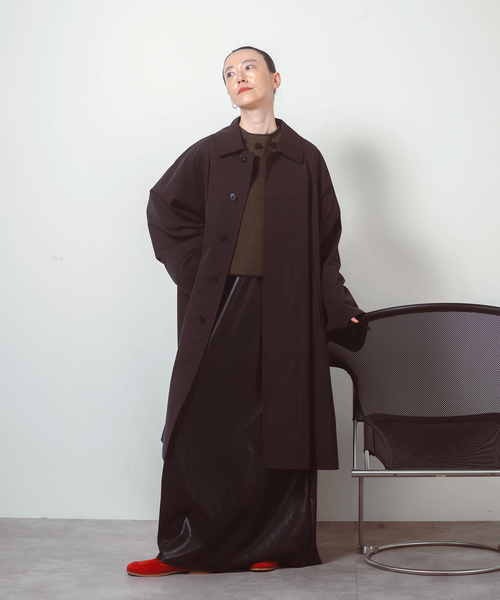 CITYSHOP（シティーショップ）の「“O” TENT LINE コート（その他アウター・レディース・ブラック/ライトグレー/ベージュ・36/38）」の20枚目の写真