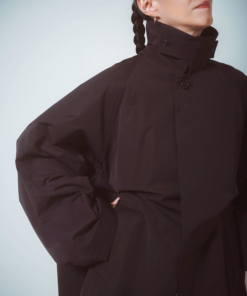 CITYSHOP（シティーショップ）の「“O” TENT LINE コート（その他アウター・レディース・ブラック/ライトグレー/ベージュ・36/38）」の21枚目の写真