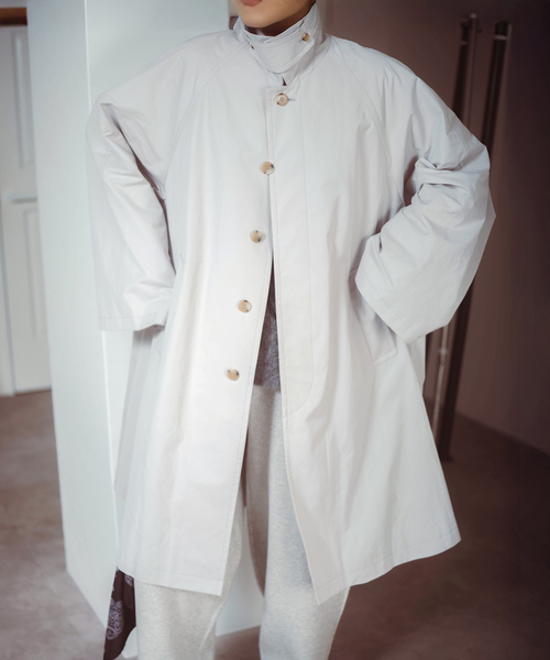 CITYSHOP（シティーショップ）の「“O” TENT LINE コート（その他アウター・レディース・ブラック/ライトグレー/ベージュ・36/38）」の22枚目の写真