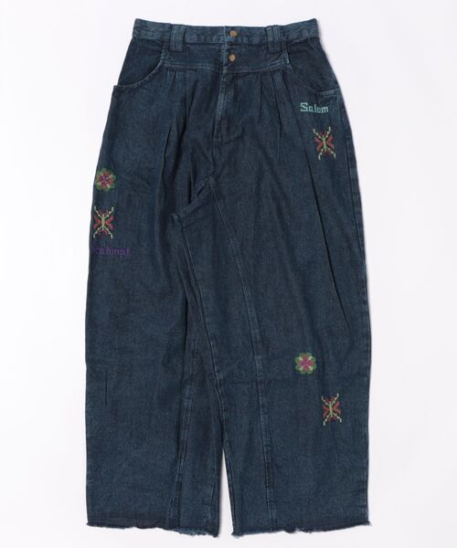 チャイハネ(チャイハネ)の「【チャイハネ】ディルバルMEN'Sデニムパンツ(デニムパンツ・メンズ・ダークブルー/ライトブルー・FREE)」の2枚目の写真