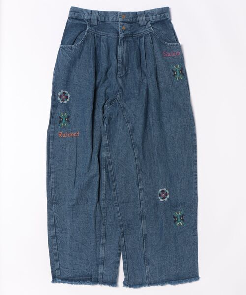 チャイハネ(チャイハネ)の「【チャイハネ】ディルバルMEN'Sデニムパンツ(デニムパンツ・メンズ・ダークブルー/ライトブルー・FREE)」の1枚目の写真