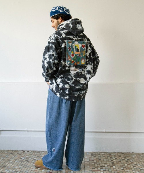 チャイハネ(チャイハネ)の「【チャイハネ】ディルバルMEN'Sデニムパンツ(デニムパンツ・メンズ・ダークブルー/ライトブルー・FREE)」の4枚目の写真