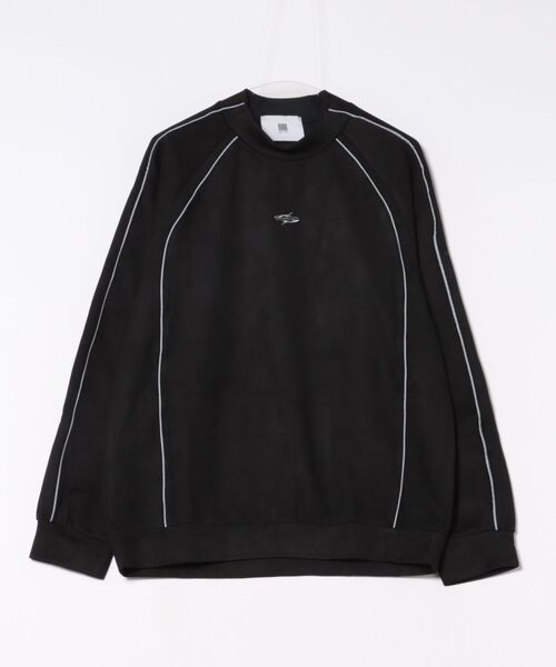 SETUP7（セットアップセブン）の「【SETUP7】ルーズラグランタートルスウェットKNF144（スウェット・メンズ・グレー/ブラック・L/XL）」の5枚目の写真