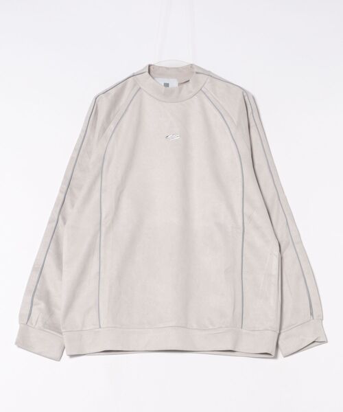 SETUP7（セットアップセブン）の「【SETUP7】ルーズラグランタートルスウェットKNF144（スウェット・メンズ・グレー/ブラック・L/XL）」の8枚目の写真