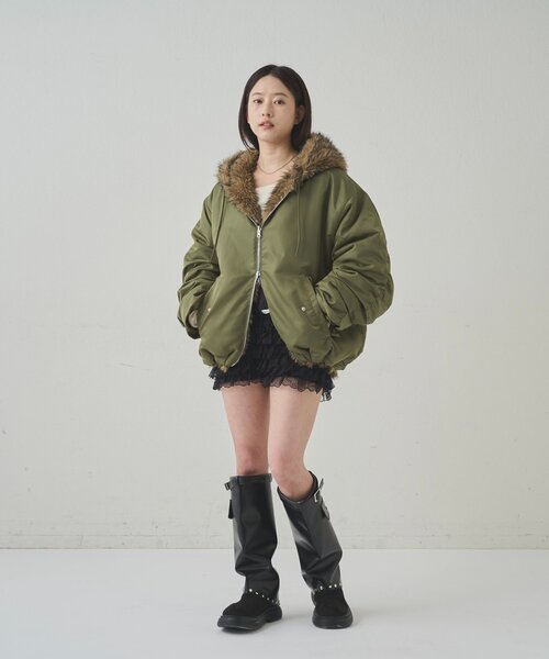 WHO'S WHO gallery（フーズフーギャラリー）の「LACE SHORTS/レースショートパンツ（その他パンツ・レディース・ブラック/オフホワイト/ネイビー/グレー/ブラック系その他/ブラウン・FREE）」の10枚目の写真