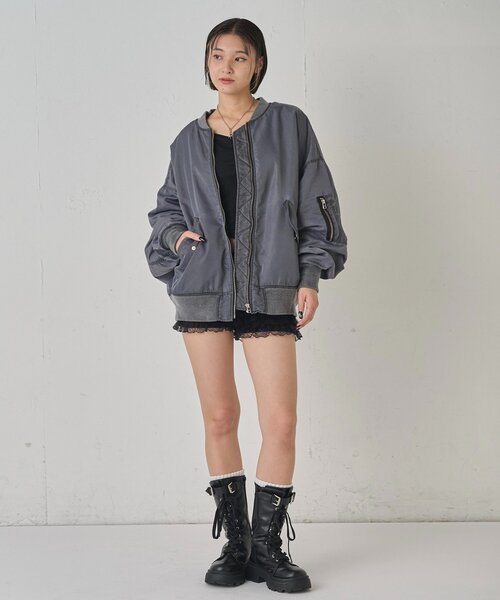 WHO'S WHO gallery（フーズフーギャラリー）の「LACE SHORTS/レースショートパンツ（その他パンツ・レディース・ブラック/オフホワイト/ネイビー/グレー/ブラック系その他/ブラウン・FREE）」の13枚目の写真