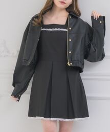 ems excite | 裾レースプリーツJSK(ワンピース)