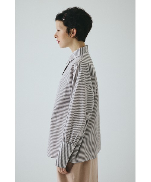 HeRIN.CYE(ヘリンドットサイ)の「Asymmetry collar shirt アシンメトリーカラーシャツ(シャツ/ブラウス・レディース・ブラウン系その他/ブラック系その他/ブルー系その他3・FREE)」の11枚目の写真
