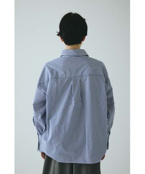 HeRIN.CYE(ヘリンドットサイ)の「Asymmetry collar shirt アシンメトリーカラーシャツ(シャツ/ブラウス・レディース・ブラウン系その他/ブラック系その他/ブルー系その他3・FREE)」の5枚目の写真