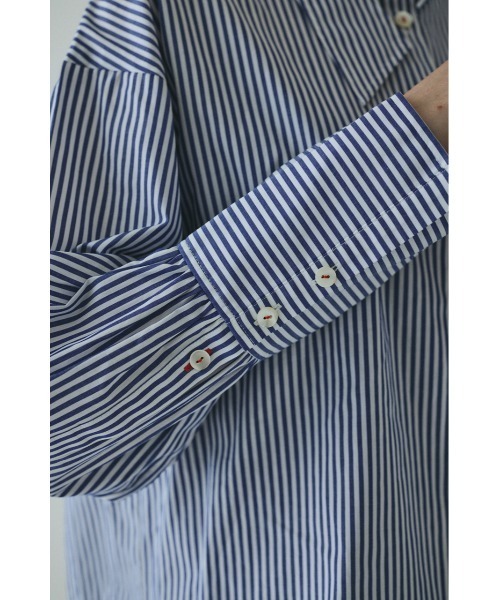 HeRIN.CYE(ヘリンドットサイ)の「Asymmetry collar shirt アシンメトリーカラーシャツ(シャツ/ブラウス・レディース・ブラウン系その他/ブラック系その他/ブルー系その他3・FREE)」の9枚目の写真