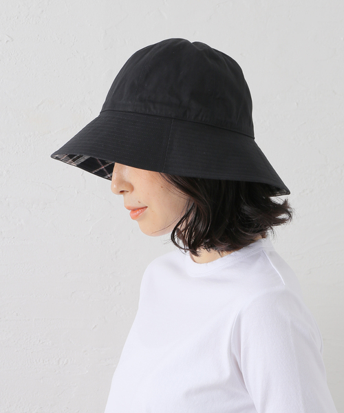 KIJIMA TAKAYUKI（キジマ　タカユキ）の「KIJIMA TAKAYUKI REVERSIBLE FISHERMAN HAT WYYY252839：ハット（ハット・レディース・ブラック・60）」の12枚目の写真