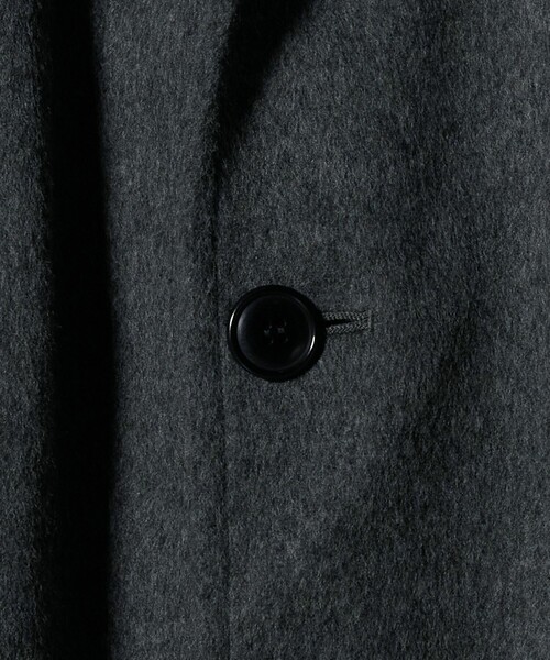 ATTISESSION(アティセッション)の「<ATTISESSION>ビーバー ビッグ コートジャケット(その他アウター・レディース・ブラック/ダークグレー・38/36)」の10枚目の写真