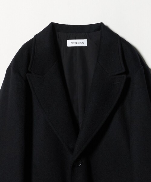 ATTISESSION＞ビーバー ビッグ コートジャケット（その他アウター