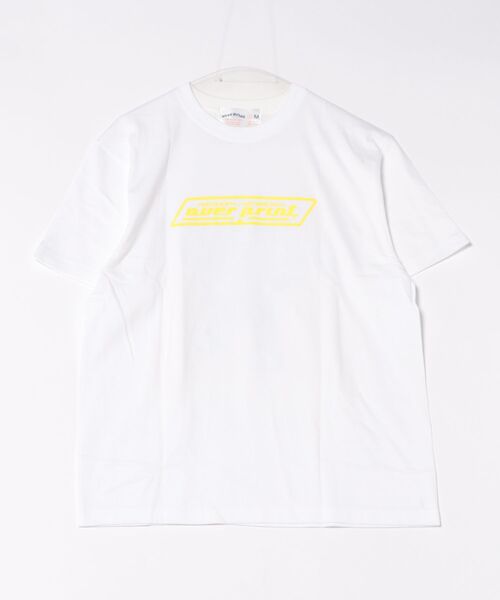 over print(オーバープリント)の「overprint/オーバープリント/【LHP EXCLUSIVE】Shopper Tee - Yume(Tシャツ/カットソー・メンズ・ホワイト/ブラック・L/M/XL)」の1枚目の写真