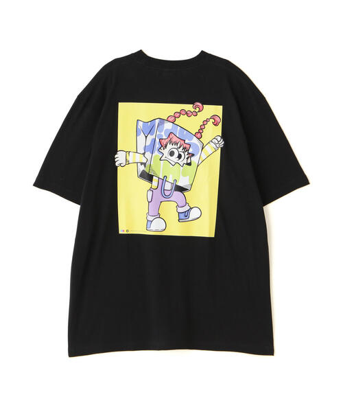 over print(オーバープリント)の「overprint/オーバープリント/【LHP EXCLUSIVE】Shopper Tee - Yume(Tシャツ/カットソー・メンズ・ホワイト/ブラック・L/M/XL)」の2枚目の写真