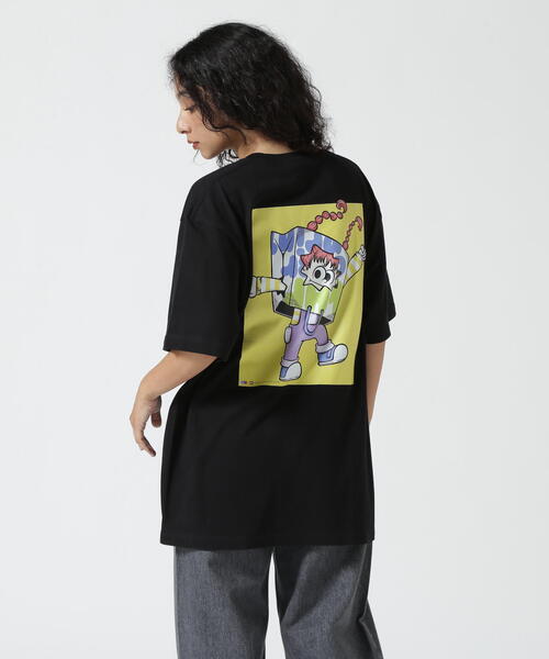 over print(オーバープリント)の「overprint/オーバープリント/【LHP EXCLUSIVE】Shopper Tee - Yume(Tシャツ/カットソー・メンズ・ホワイト/ブラック・L/M/XL)」の9枚目の写真