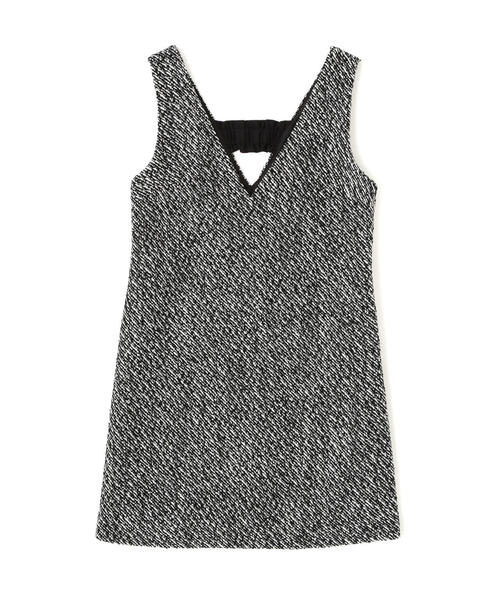 PROPORTION BODY DRESSING(プロポーションボディドレッシング)の「ツイードミニジャンスカ / 1215240116(ワンピース・レディース・ブラック/ブラウン・MEDIUM/SMALL)」の5枚目の写真