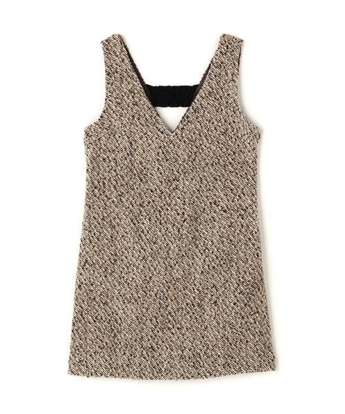 PROPORTION BODY DRESSING(プロポーションボディドレッシング)の「ツイードミニジャンスカ / 1215240116(ワンピース・レディース・ブラック/ブラウン・MEDIUM/SMALL)」の22枚目の写真