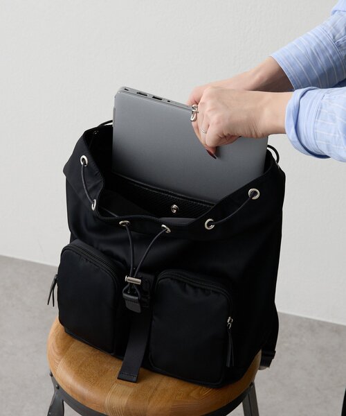russet（ラシット）の「ナイロンリュックサック（CE-1650）（バックパック/リュック・レディース・ブラック・FREE）」の18枚目の写真