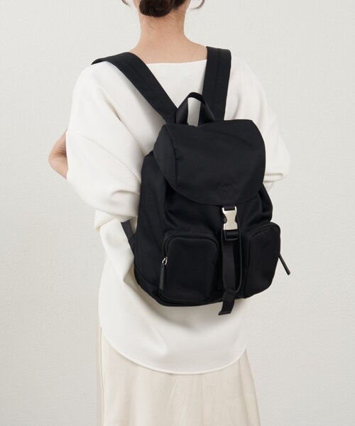 russet（ラシット）の「ナイロンリュックサック（CE-1650）（バックパック/リュック・レディース・ブラック・FREE）」の8枚目の写真