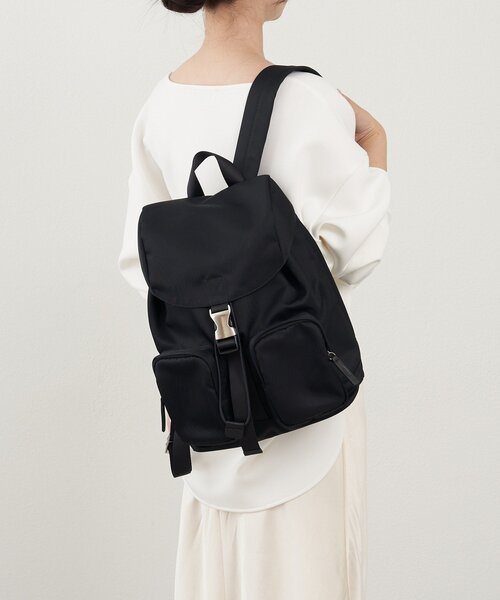 russet（ラシット）の「ナイロンリュックサック（CE-1650）（バックパック/リュック・レディース・ブラック・FREE）」の7枚目の写真