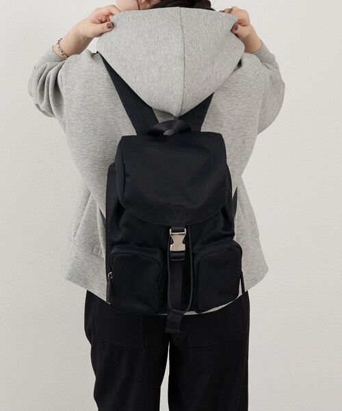 russet（ラシット）の「ナイロンリュックサック（CE-1650）（バックパック/リュック・レディース・ブラック・FREE）」の3枚目の写真