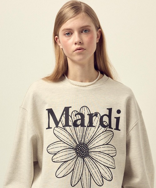 OVERSIZED SWEATSHIRT FLOWERMARDI / オーバーサイズ スウェットシャツ